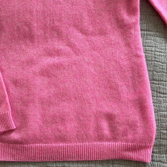 Pink Cashmere Turtleneck Sweater - Picture 9 of 10